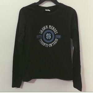 ✅2 for $12 Shawn Mendes long sleeve black t shirt